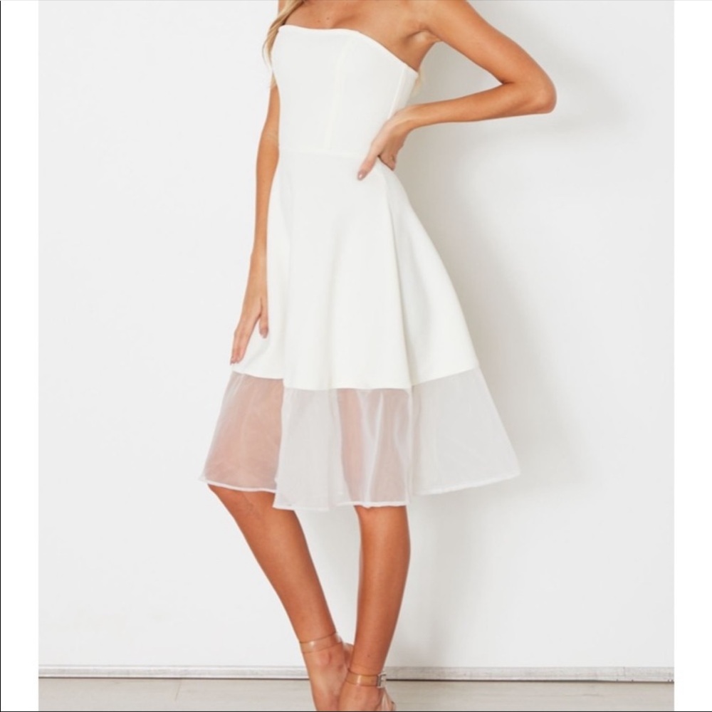 White Fox Slow Dance Midi Dress